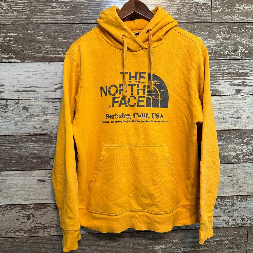 The North Face Yellow Half Dome Berkley California Pullover Fleece Sweatshirt